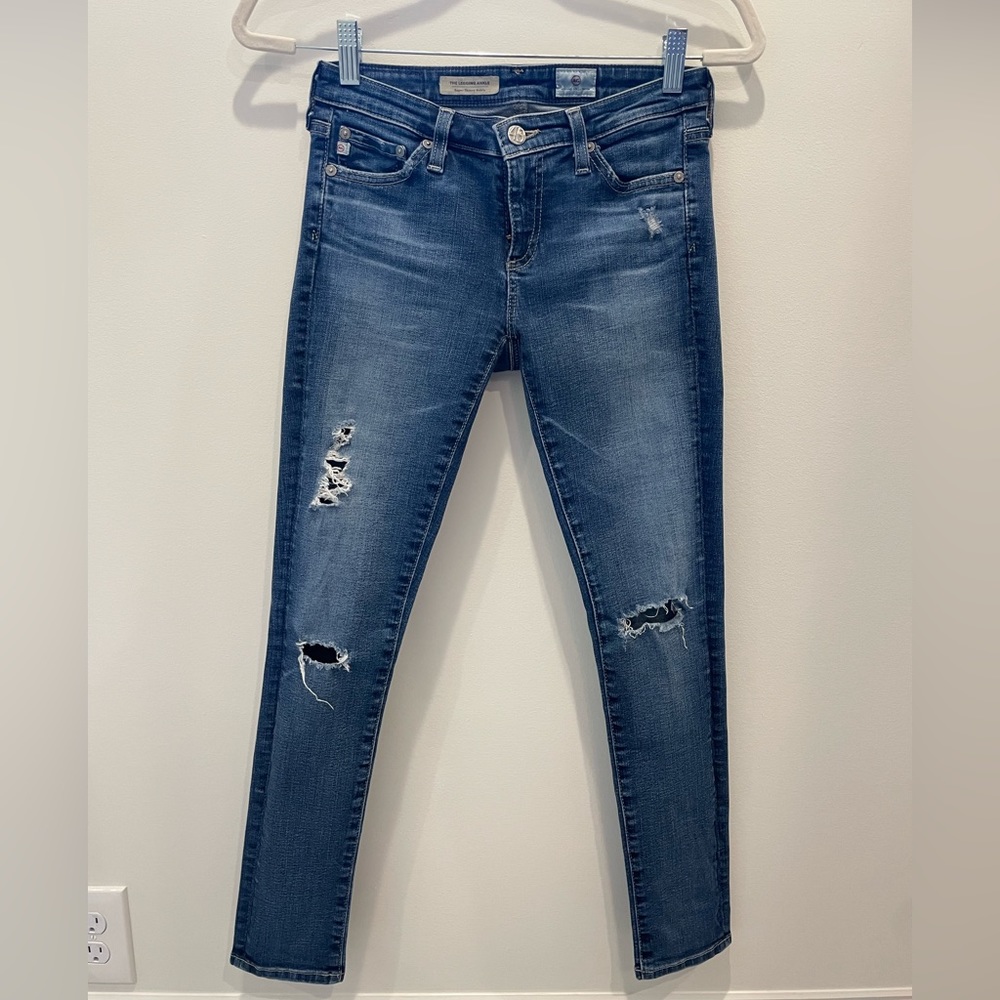 AG Adriano Goldschmied low rise jeans, size 25.